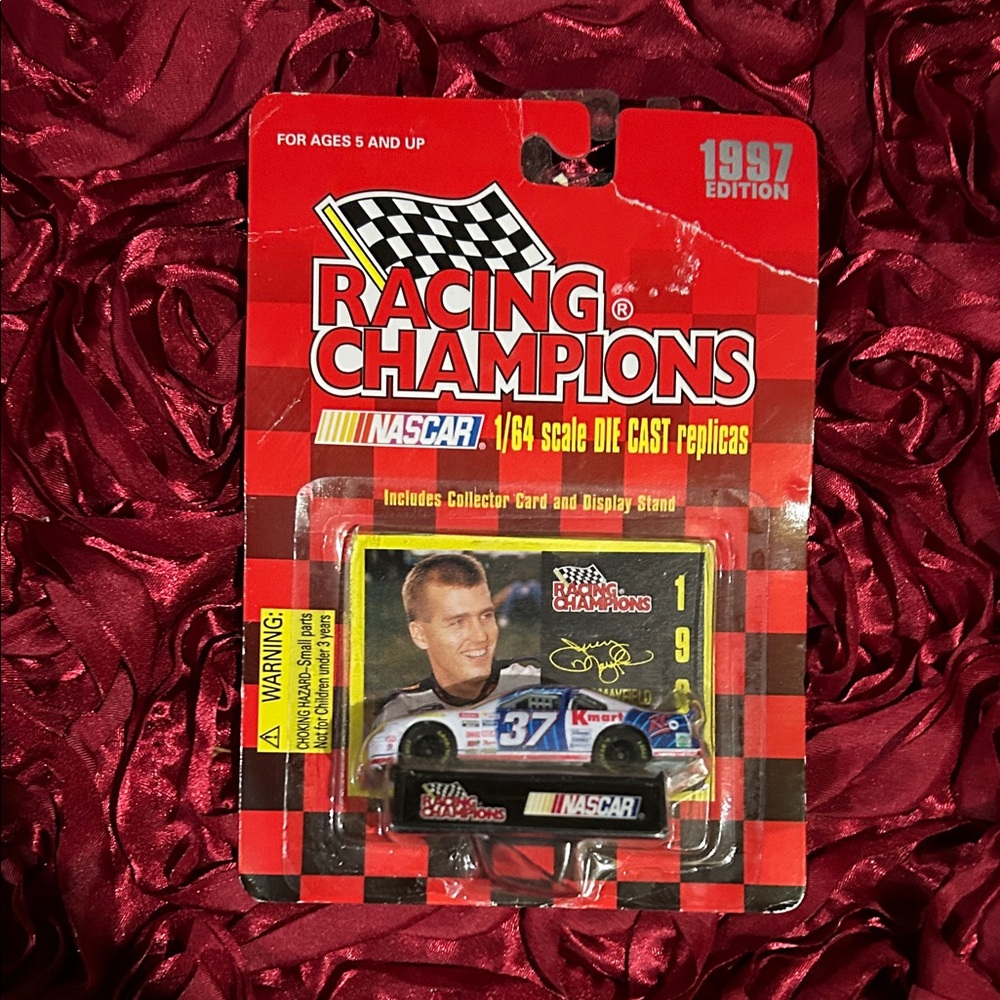 Racing Champions 1997 Edition Die-Cast Car - Blue and White